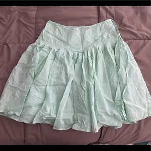 Seafoam green summer skirt